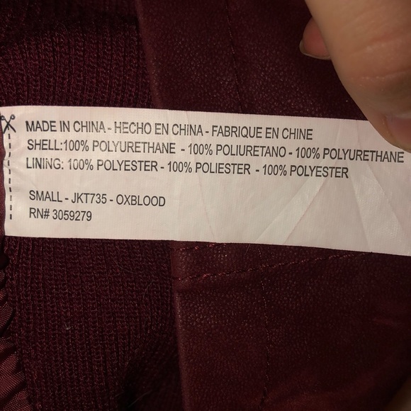 Red/maroon jacket - Picture 3 of 6